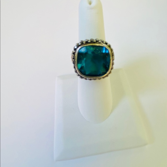 AQUAMARINE GEMSTONE RING - Picture 3 of 5